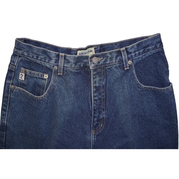 Vintage GUESS Jeans USA High Rise Tapered Denim – Made in USA – Size 31 Fits 28” - Picture 4 of 10
